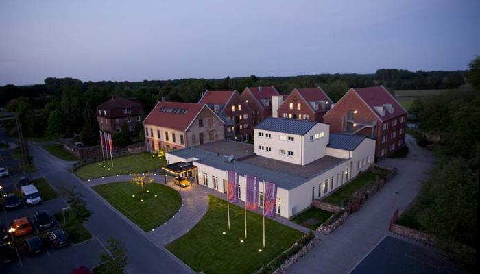 Landhotel Beverland in Ostbevern bei Münster und Osnabrück als Luftbild