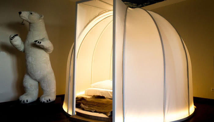 Hier kunt u slapen in de iglo - in het themahotel Beverland tussen Münster en Osnabrück