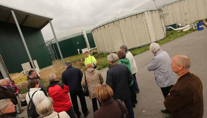 Energieführungen in Ostbevern mit der Besichtigung einer Biogasanlage