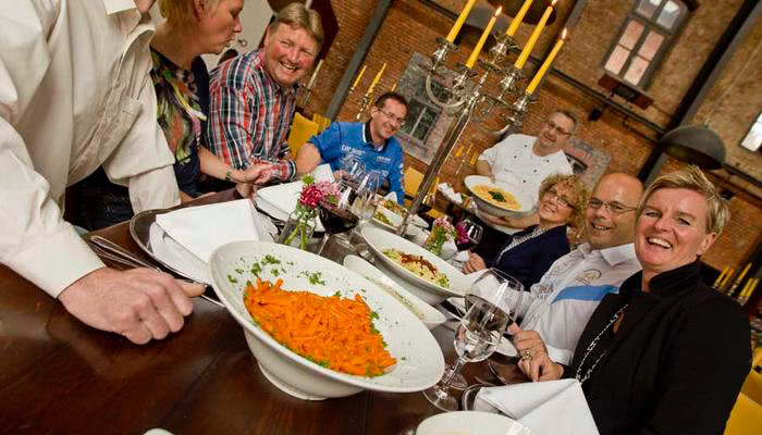 Pastaparty für Kegeltouren im Beverland