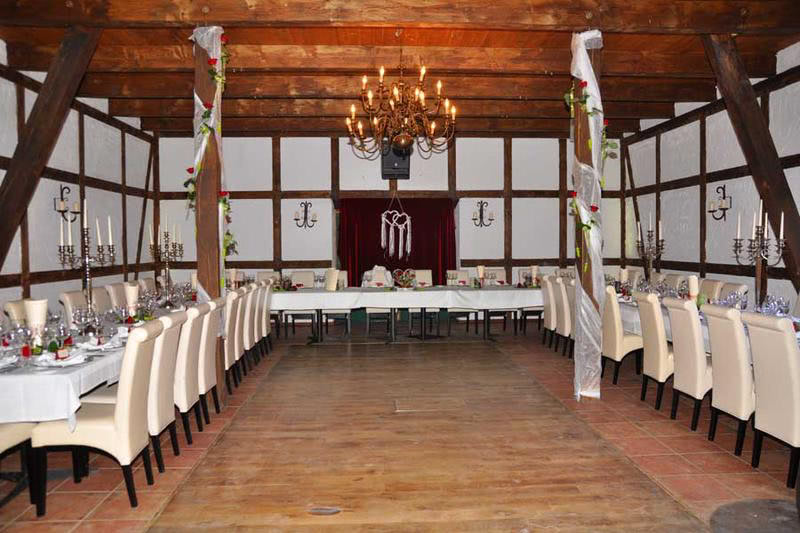 Hochzeitsfeier auf dem Hof Beverland bei Münster und bei Osnabrück