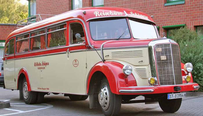 Oldtimerbus in Münster