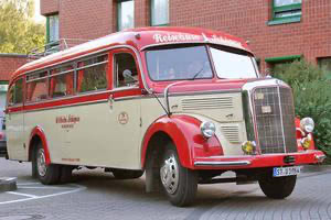 Oldtimerbus in Münster