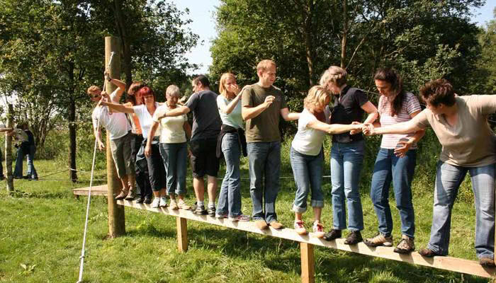 Hochseilgarten für Teamtrainings