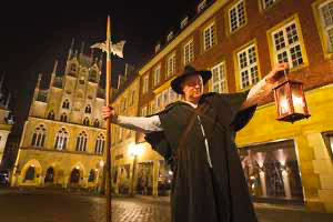 Nachtwächter Führung durch die Altstadt von Münster