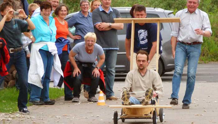 Seifenkistenrennen im Beverland