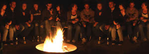 Clubtour mit Lagerfeuer