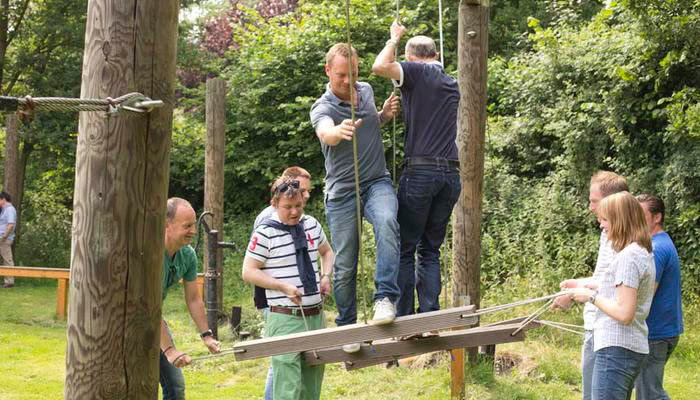 Niedrigseilgarten im Beverland