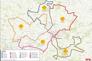 Bieberroute Karte Radwegenetz Ostbevern