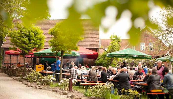 Biergarten vom Hof Beverland