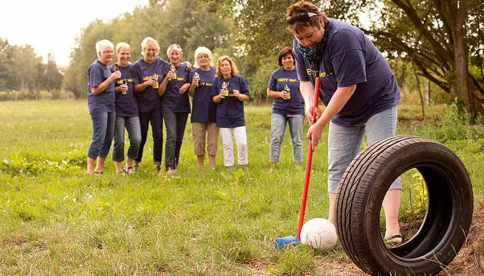 Bauerngolf für Gruppen mitten im Münsterland auf dem Hof Beverland