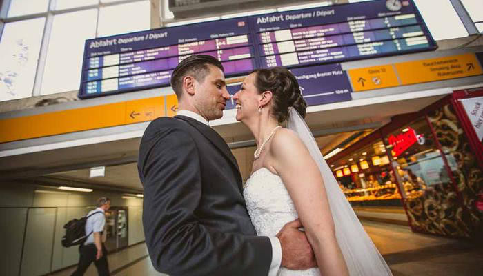 Historic steam train for weddings