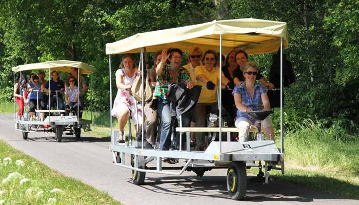 Riesentandemtour durch das Münsterland