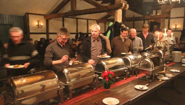 Weihnachtsbuffet auf dem Hof Beverland