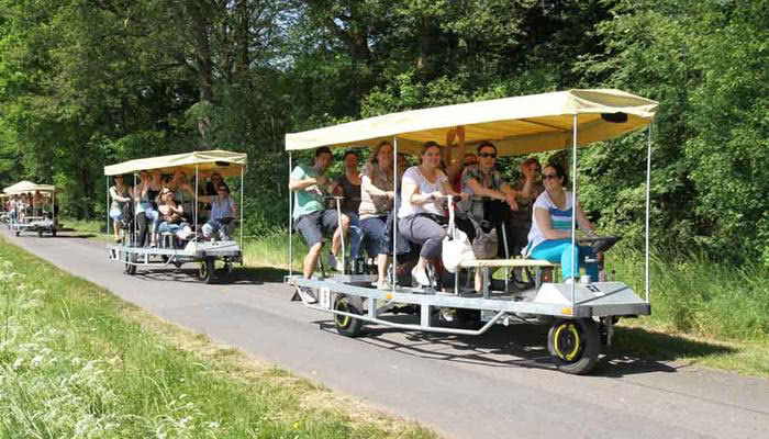 Mit dem Riesentandem oder Bierbike in Münster und Osnabrück