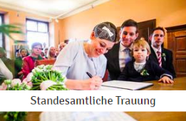 Standesamtliche Trauung