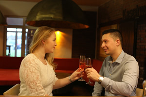 Unsere Hotelbar in dem Hotel Beverland bei Münster