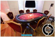 Poker-kamer Panorama-Ansicht